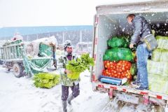郑州部分超市蔬菜价格比降雪前每斤涨了5到6毛