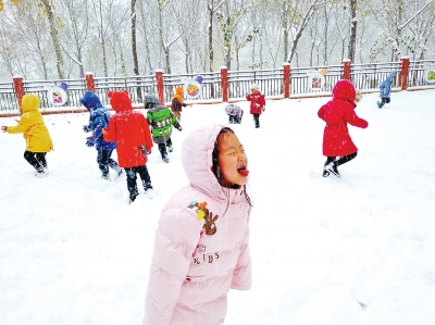 暴雪预警响应 郑州中小学和幼儿园停课一天
