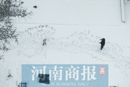 郑州中小学和幼儿园停课 今天这雪仗打得理直气壮