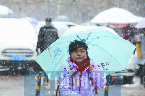 郑州中小学和幼儿园停课 今天这雪仗打得理直气壮