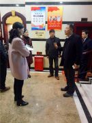 高峰局长检查指导金悦酒店等旅游星级饭店创文工作