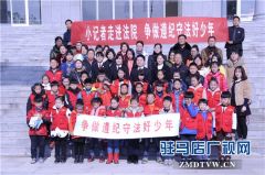 泌阳法院来了30多个“小客人”，又是宣誓签名，又是敲响法槌！