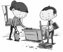 青岛一高校让大学生打扫卫生 网友：温室的花朵成不了栋梁