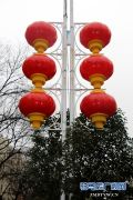 火红灯笼迎新来