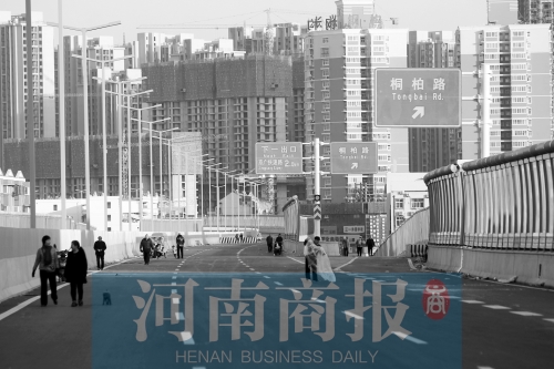 郑州农业路高架桐柏路以西段主线桥有望春节前试通车