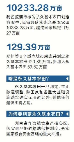 河南省级永久基本农田划定方案顺利通过审查