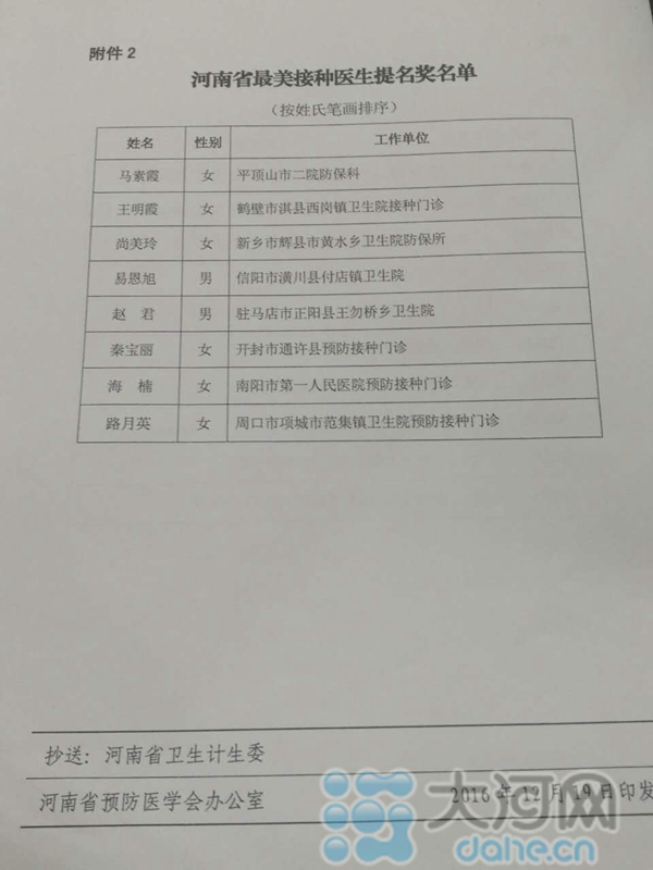 漯河女接种医生12年记35本“接种日记”获评大奖