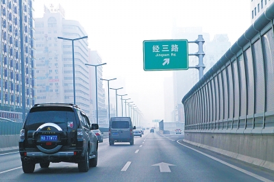 郑州农业路高架经三路上下桥匝道开通