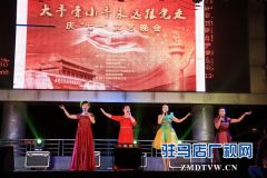 确山县举办庆“七一”文艺晚会