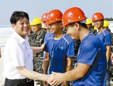 余学友到周驻南和息邢高速公路项目建设工地调研