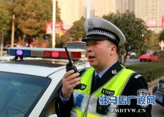 驻马店交警梁百磊 甘做百姓的铺路石