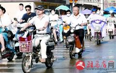 绿色出行成为驻马店众多市民的追求