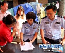 平舆县公安局民警深入社区查隐患