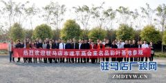 遂平商会走进河南名品彩叶公司参观学习