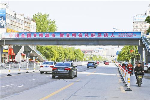 驻马店市文明大道改造工程预计明年完工