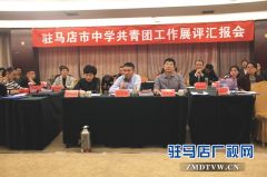 驻马店市中学中职共青团工作展评活动成功举办