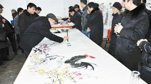 驻马店市文联和市书画家协会开展文化交流活动
