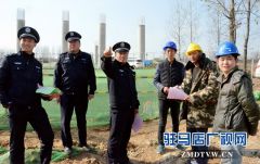 西平民警走进省重点工程讲安全话防范
