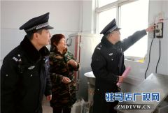 西平民警到敬老院排查冬季安全隐患