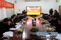 驻马店青年商会召开学习“十九大”精神座谈会