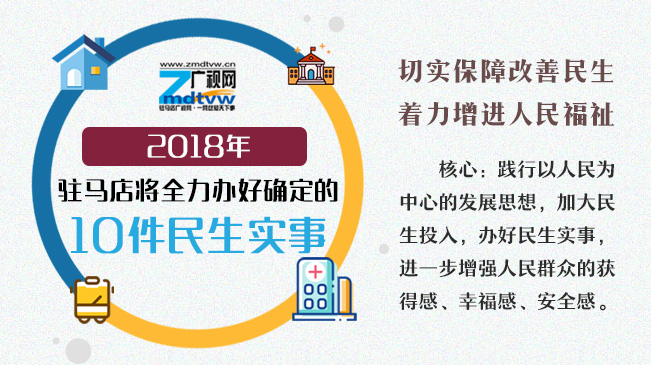 【图解】2018年驻马店将全力办好确定的10件民生实事