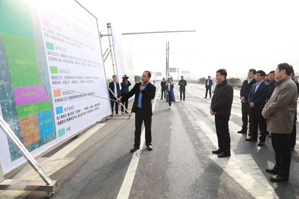 王秀忠一行到驻马店经济开发区调研国际农产品加工产业园发展战略规划