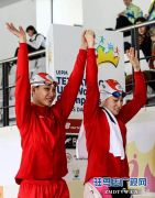 上蔡女孩袁馨2018现代五项世少赛组合赛摘银