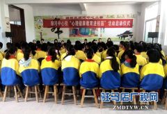 驿城区顺河中心学校开展“心理健康教育进校园”公益活动