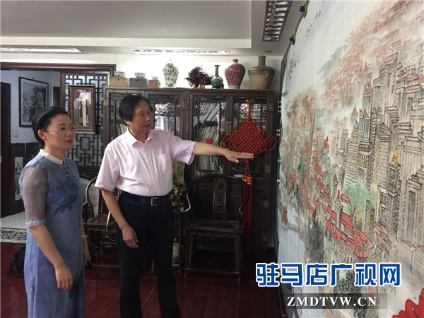 杨留义城市山水作品亮相上合组织青岛峰会