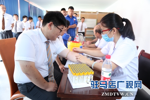 驻马店经济开发区卫计委为企业流动人口免费体检