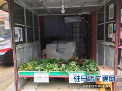 驻马店市区现无人售菜摊 买卖无声 诚信无价