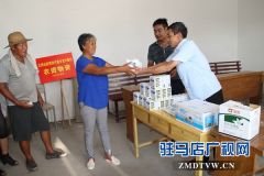 正阳法院：物资技术送地头 真帮实扶见行动