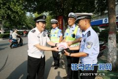驻马店副市长郭渊慰问基层一线民警