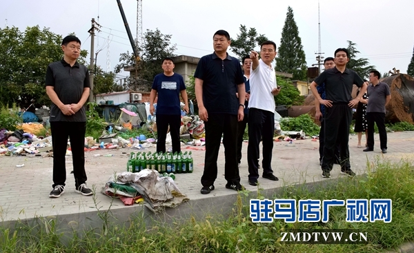 西平县集中检查创建国家卫生县城工作