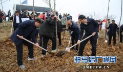 驻马店各县区掀起冬季义务植树热潮