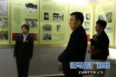 省委宣传部姚毅一行到确山县临时治安委员会纪念馆调研