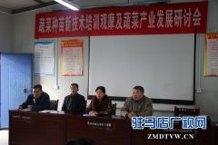 驻马店市蔬菜种苗新技术培训观摩及蔬菜产业发展研讨会召开