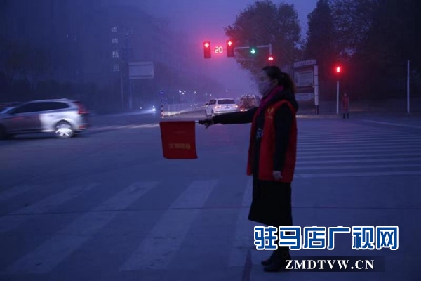 驻马店市老年志愿者助力创文迎检工作