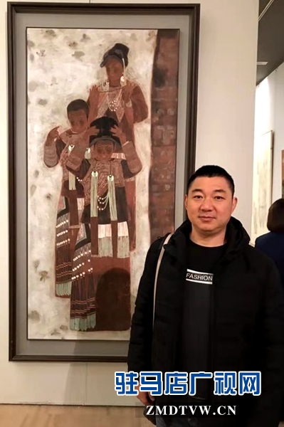黄淮学院国画作品《索玛花》入选第三届中国民族美术双年展