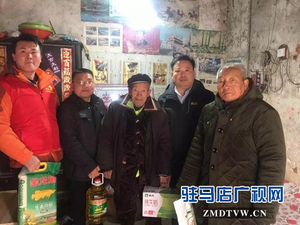 驻马店联通分公司到上蔡县为困难群众送温暖 