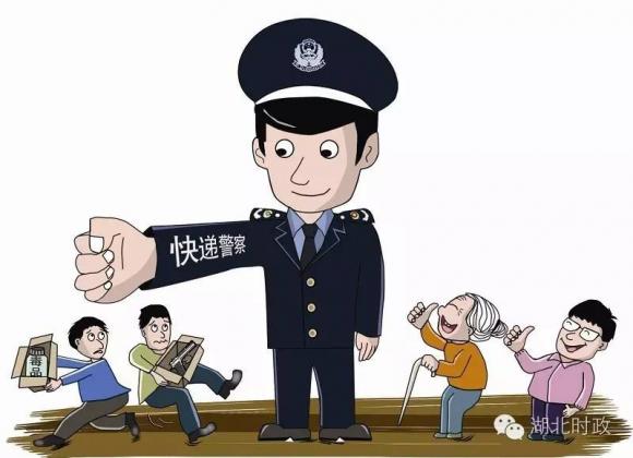 东高派出所社区民警对辖区快递行业进行安全检查