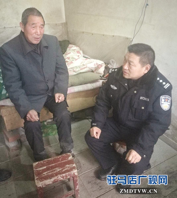 春节期间，东高派出所开展“警民同心”走访慰问活动
