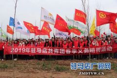 团市委开展“绿风尚”春季义务植树活动