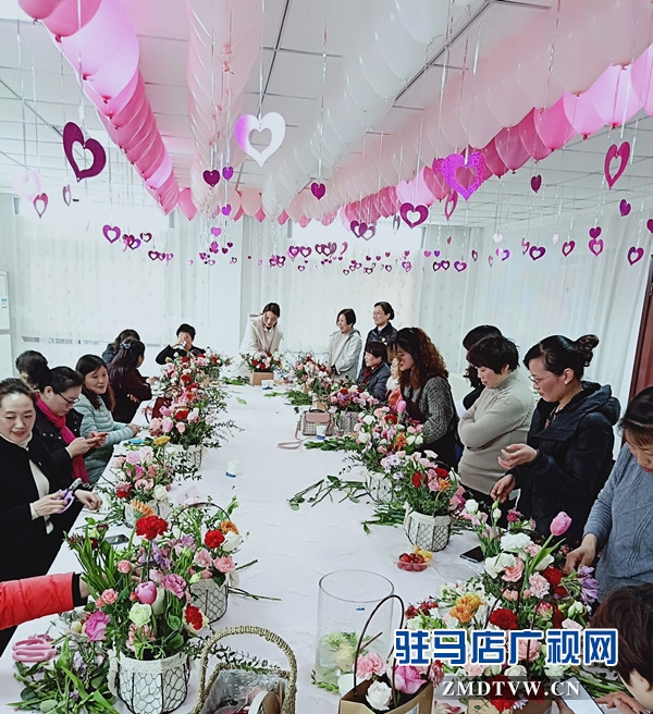 中原银行驻马店上蔡支行成功举办 “三生三世 诗情花意”主题插花活动