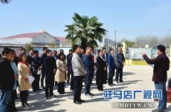 正阳县永兴镇举行党建逐村观摩活动