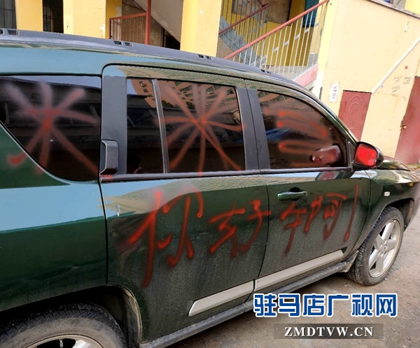 驻马店一小区内一夜之间多辆车被喷漆