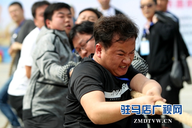 驻马店市三运会先期进行项目拔河比赛开赛