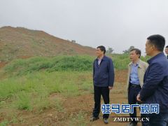 市检查组对驿城区矿山整治工作开展实地检查