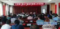 汝南县三桥镇提前谋划三夏生产工作