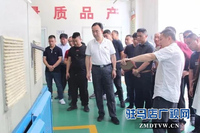 福建省蔡氏企业家到上蔡县参观考察